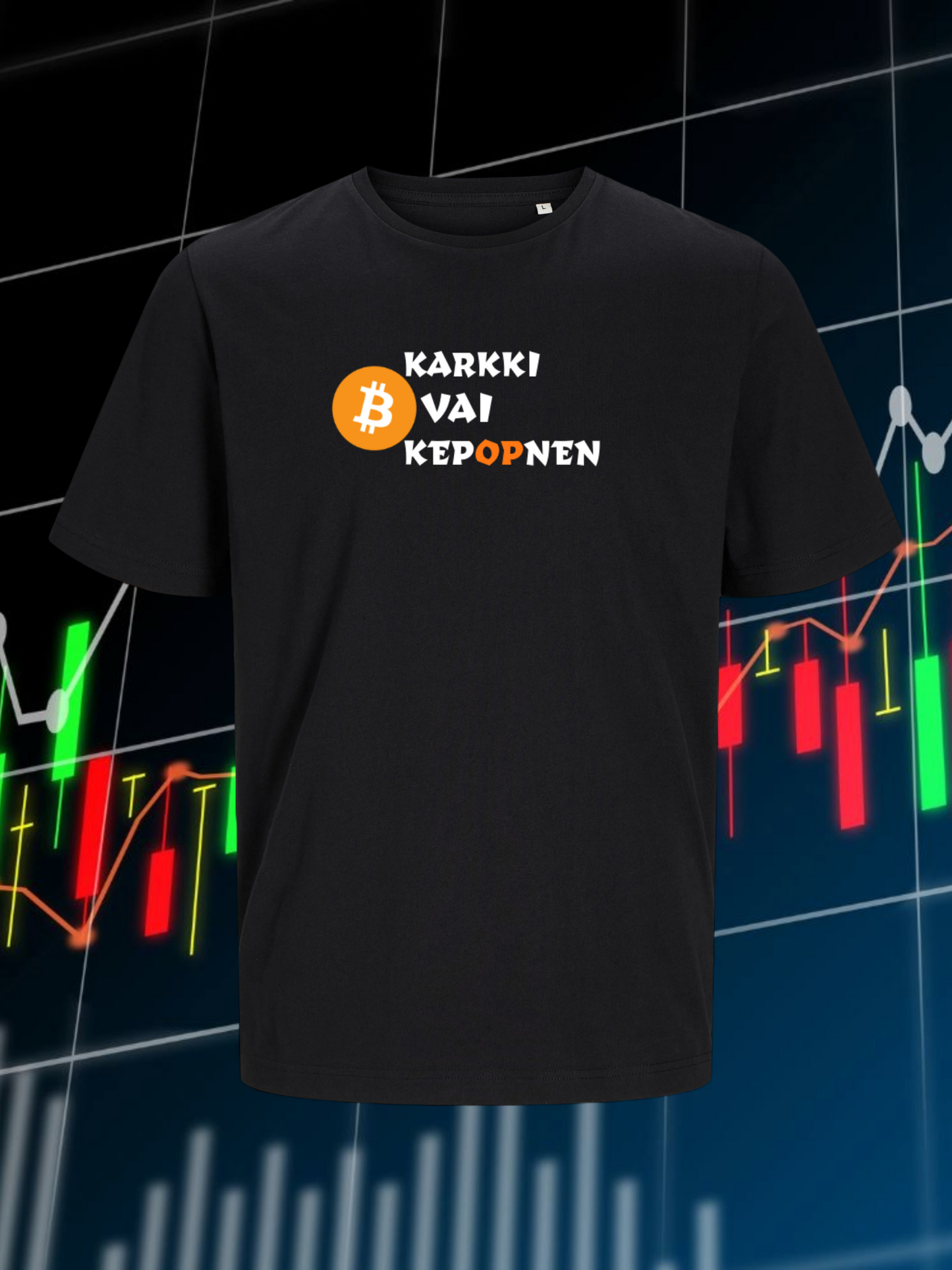 Fruit Bitcoin Karkki vai Kepponen T-Paita