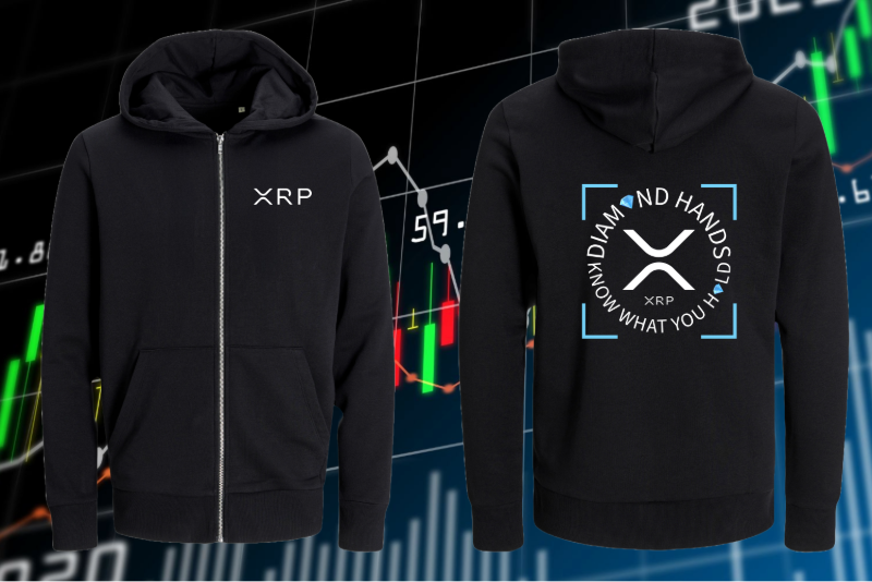 J&J XRP Zip Hoodie 2